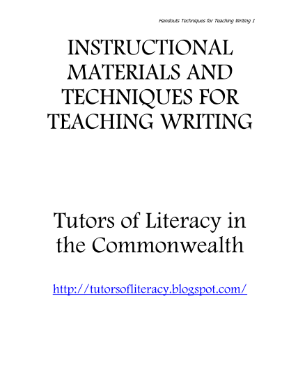 319343362-techniques-for-teaching-writing-pa-adult-education-resources-paadultedresources