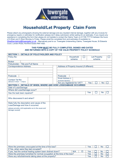319621333-property-claim-form-towergate-insurance-towergateinsurance-co