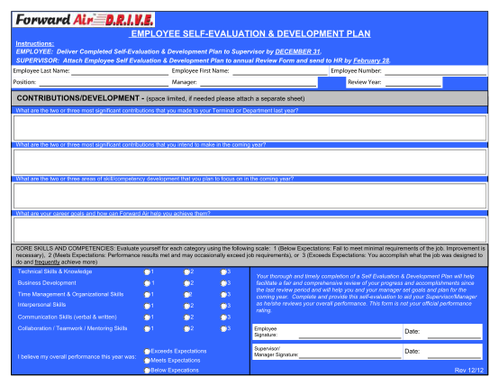 319746993-employee-self-evaulation-development-plan-forward-air