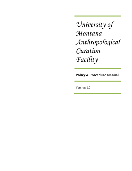319850542-university-of-montana-anthropological-curation-facility-policy-procedure-manual-hs-umt
