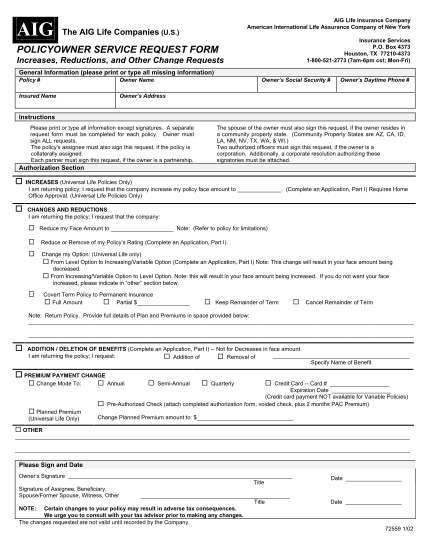 32026965-policyowner-service-request-form-american-general-life-companies
