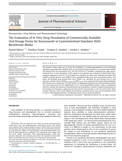 320387733-the-evaluation-of-innbspvitro-drug-dissolution-of-commercially-available-oral-dosage-forms-for-in-gastrointestinal-simulator-with-biorelevant-media-journal-of-pharmaceutical-sciences-corrected-proof-doi-jpharmsci