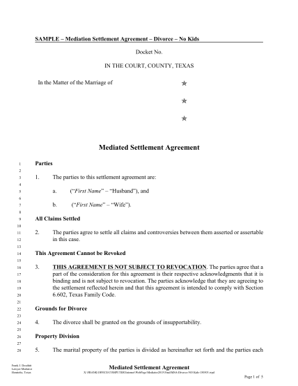 320706780-texas-divorce-mediated-settlement-agreement-template