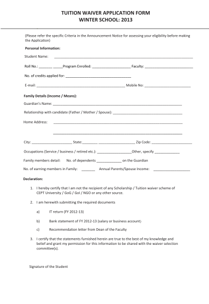 321686046-tuition-waiver-application-form-winter-school-2013-cept-ac