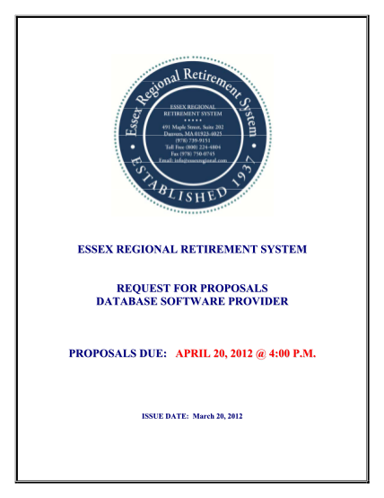 32188410-database-software-rfp-essex-regional-retirement