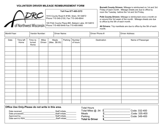 322730011-volunteer-driver-mileage-reimbursement-form-burnett-county-adrcnwwi