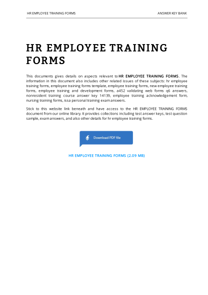 322833891-hr-employee-training-forms-answer-key-bank