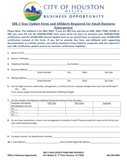 322984778-sbe-3-year-update-form-and-affidavit-required-for-small-houstontx
