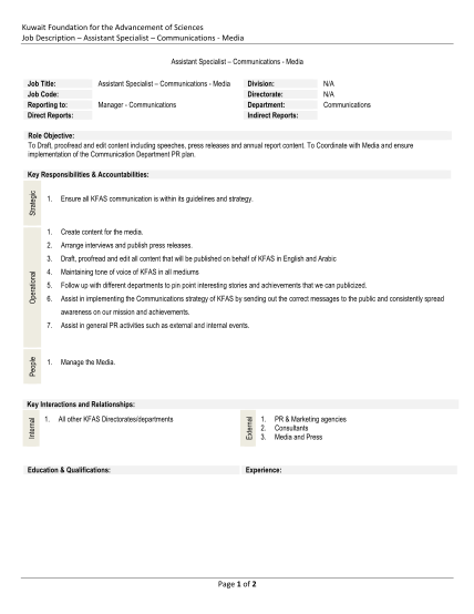 323013209-job-description-assistant-specialist-communications-media-kfas