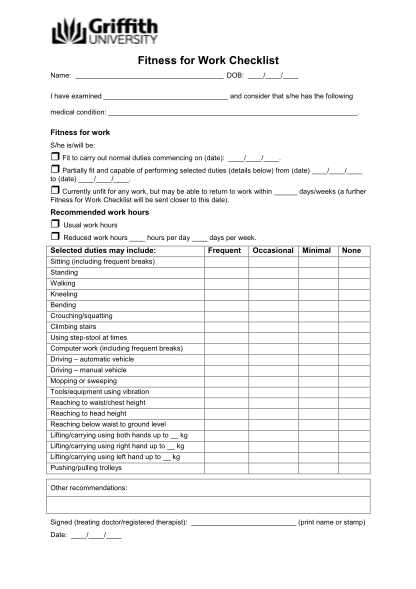 323403062-fitness-for-work-checklist-intranetsecuregriffitheduau