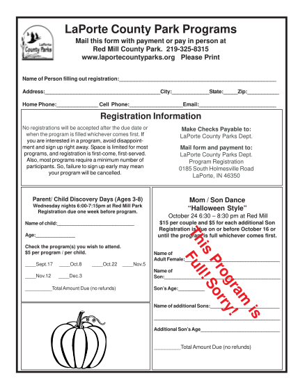 323470840-laporte-county-park-programs-mail-this-form-with-payment-or-pay-in-person-at-red-mill-county-park-laportecountyparks