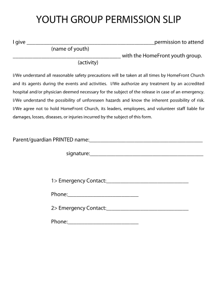 61 permission slip template google docs page 4 Free to Edit Download