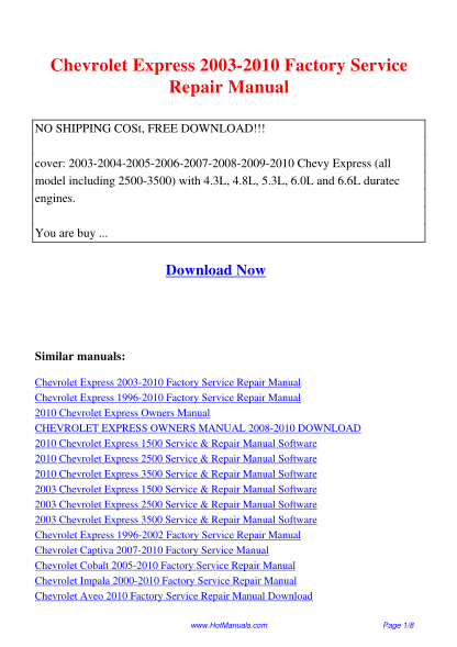 32359045-fillable-2004-chevy-impala-repair-manual-pdf-download-form