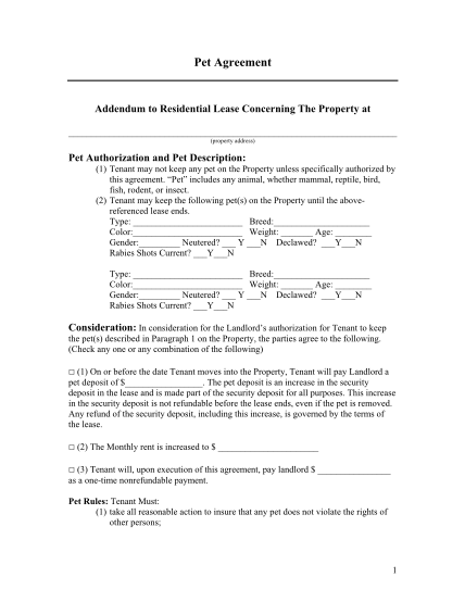 10 garage lease addendum - Free to Edit, Download & Print | CocoDoc