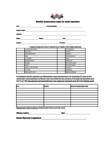 324314458-monthly-maintenance-report-for-owner-operators