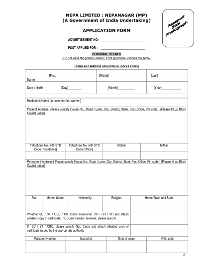 324545763-nepa-limited-nepanagar-mp-a-government-of-india-undertaking-application-form-advertisement-no-post-applied-for-personal-details-do-not-leave-the-portion-unfilled-nepamills-co