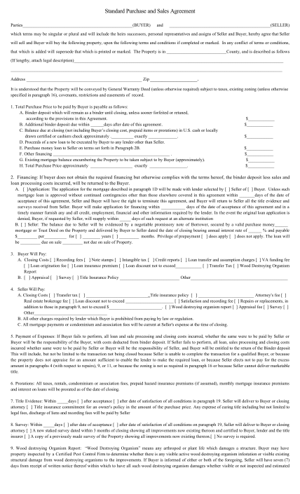 63 Vacant Land Purchase Agreement Page 3 Free To Edit Download 