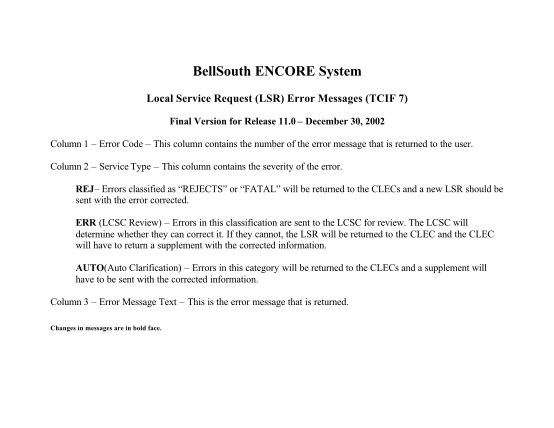32593214-bellsouth-encore-system-local-service-request-lsr-error
