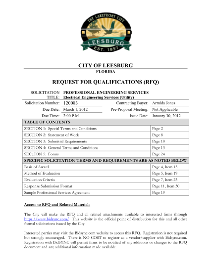 32609662-fillable-city-of-leesburg-rfq-form