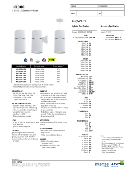 326154449-iholc8dr-job-name-catalog-number-8-gravity-led-downlight-cylinder-notes-type-cylinder-specification-accessory-specification-example-iholc8drl530d1030wwb-example-pfl4111-series-8-gravity-downlight-cylinder-iholc8dr-led-light-engine-950