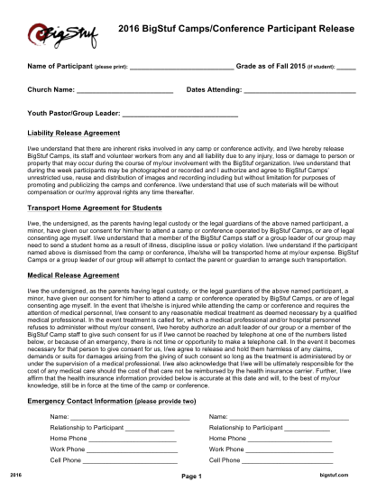 19 church youth permission form - Free to Edit, Download & Print | CocoDoc