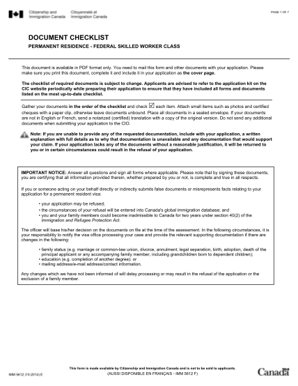 326784747-imm-5612e-document-checklist-permanent-residence-federal-skilled-worker-class