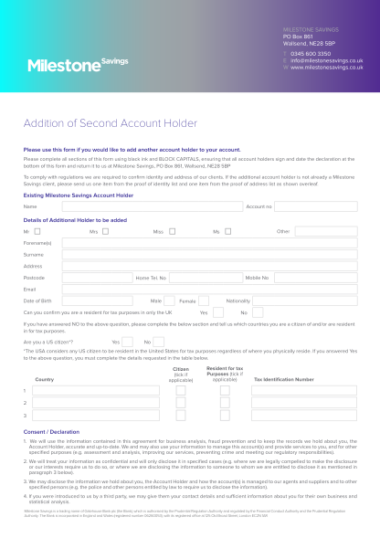 327458448-addition-of-second-account-holder-milestone-savings-milestonesavings-co