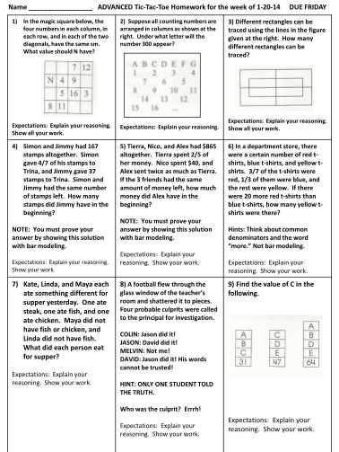 327963273-name-advanced-tictactoe-homework-for-the-week-of-12014-1-in-the-magic-square-below-the-four-numbers-in-each-column-in-each-row-and-in-each-of-the-two-diagonals-have-the-same-sm