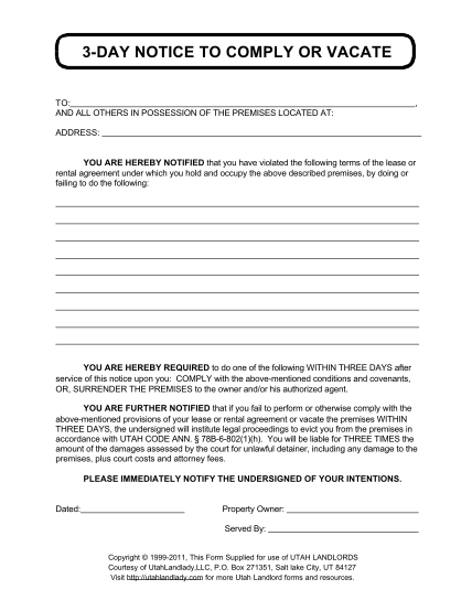 328343039-3-day-notice-to-comply-or-vacate-utah-landlord-forms