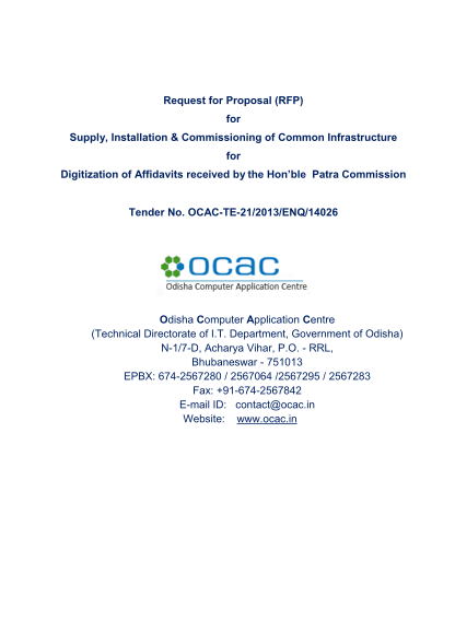 328438435-request-for-proposal-rfp-for-digitization-of-affidavits-apps-ocac