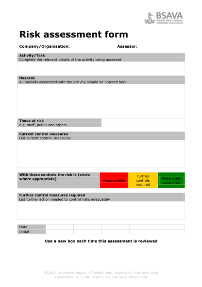 21 construction risk assessment template page 2 - Free to Edit ...