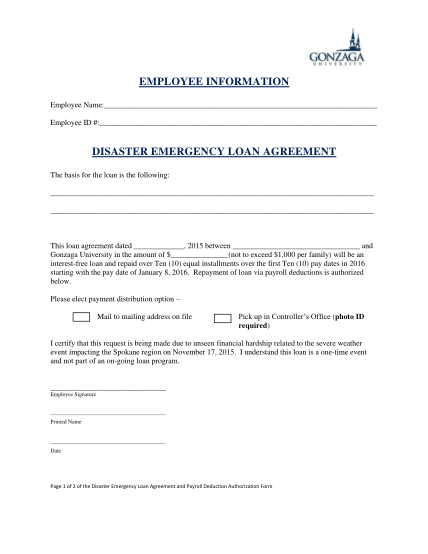328931687-employee-information-disaster-emergency-loan-agreement-gonzaga