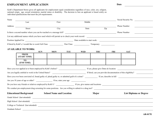 32937549-fillable-pdf-employment-application-kohls-form