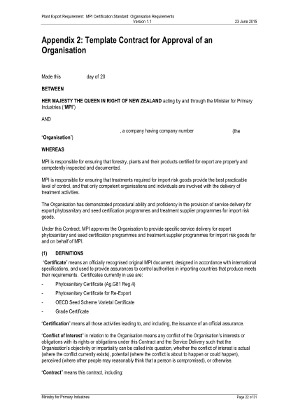 329534360-appendix-2-template-contract-for-approval-of-an-organisation