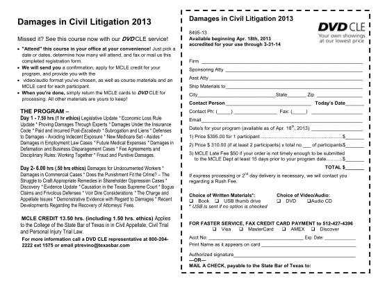 32962396-damages-in-civil-litigation-2013-texasbarcle