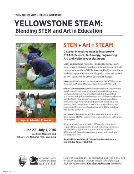 329873231-2016-yellowstone-teacher-workshop-yellowstone-steam-yellowstoneassociation