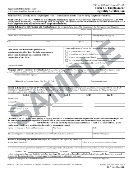 32994187-form-i-9-employment-eligibility-verification-jj-keller-amp-associates