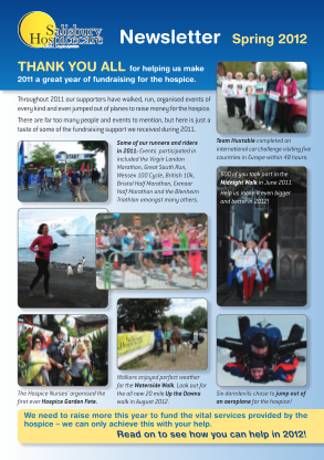 330418196-newsletter-spring-2012-thank-you-all-for-helping-us-make-2011-a-great-year-of-fundraising-for-the-hospice-salisburyhospicecharity-org