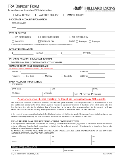 33090412-fillable-ira-rollover-document-hilliard-lyons-form