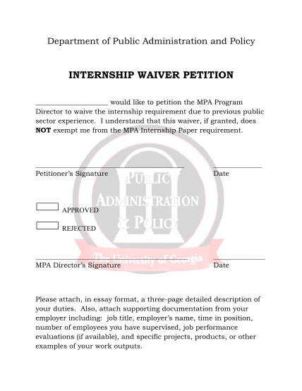 330912397-internship-waiver-petition-padp-padp-uga
