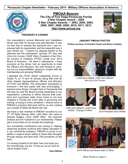 333452349-pensacola-chapter-newsletter-february-2014-military-officers-association-of-america-pensacola-chapter-moaa-p-pmoaa
