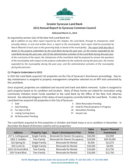 333920580-greater-syracuse-land-bank-2013-annual-report-to-syracuse-syracuselandbank