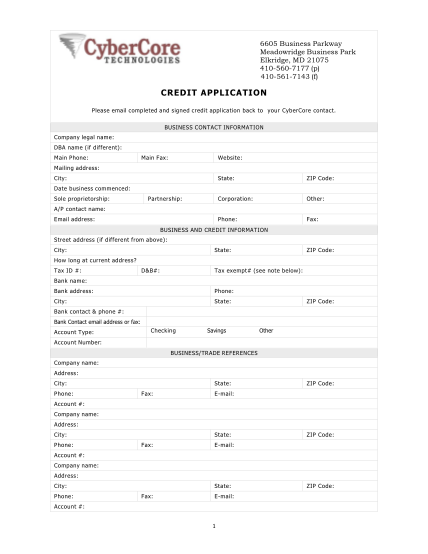 334109349-cybercore-customer-credit-application