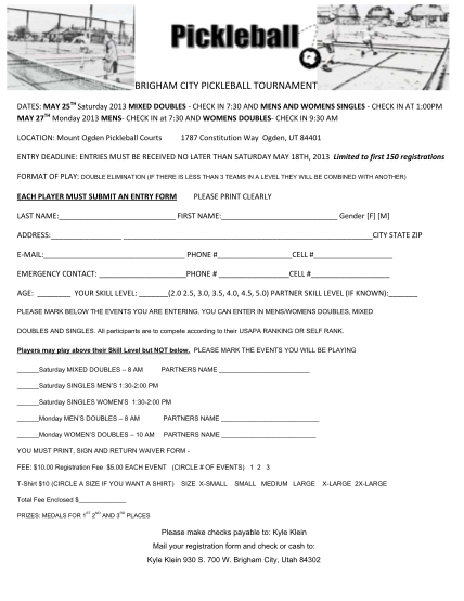33459486-fillable-brigham-city-pickleball-tournament-registration-form