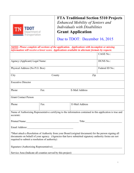 334835356-fta-traditional-section-5310-projects-enhanced-mobility-of-seniors-and-individuals-with-disabilities-grant-application-due-to-tdot-december-16-2015-note-please-complete-all-sections-of-the-application-tn