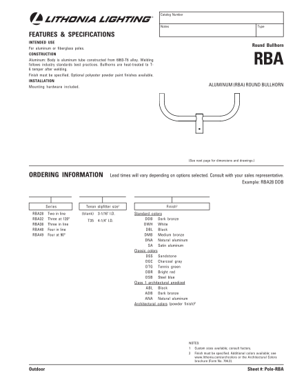 33496915-pole-rba-round-bullhorn-acuity-brands