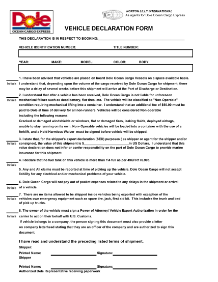 335323831-vehicle-declaration-form-dole-ocean-cargo-express
