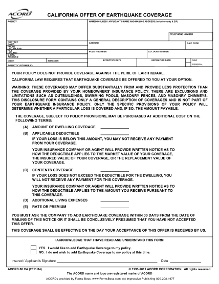 12 acord form 28 - Free to Edit, Download & Print | CocoDoc