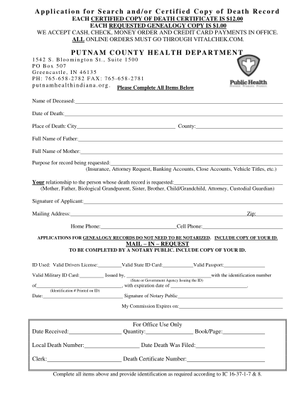335484517-application-for-search-andor-certified-copy-of-death-record-each-certified-copy-of-death-certificate-is-12-putnamhealthindiana