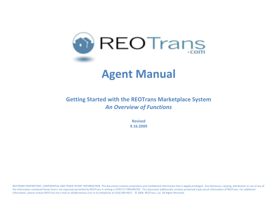 33575001-agent-getting-started-manual-sample-preliminary-report